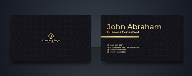 Modern business card - creative and clean business card template. luxury business card design template.