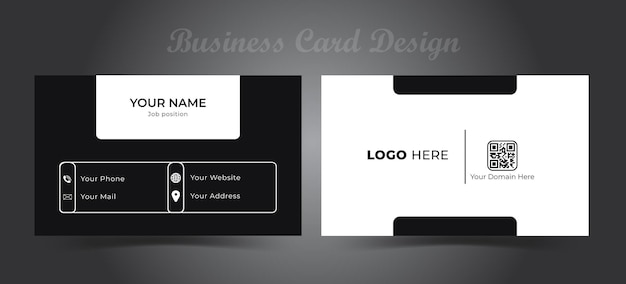 Vector modern business card creative and clean business card template