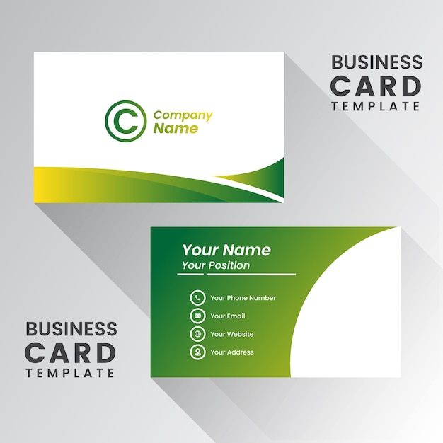 Modern business card design double sided business card design template business card inspiration