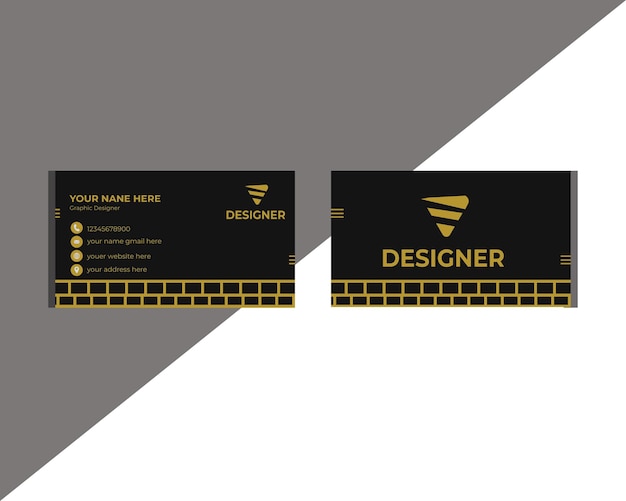 Modern business card design template Professional Business card design and modern visiting card