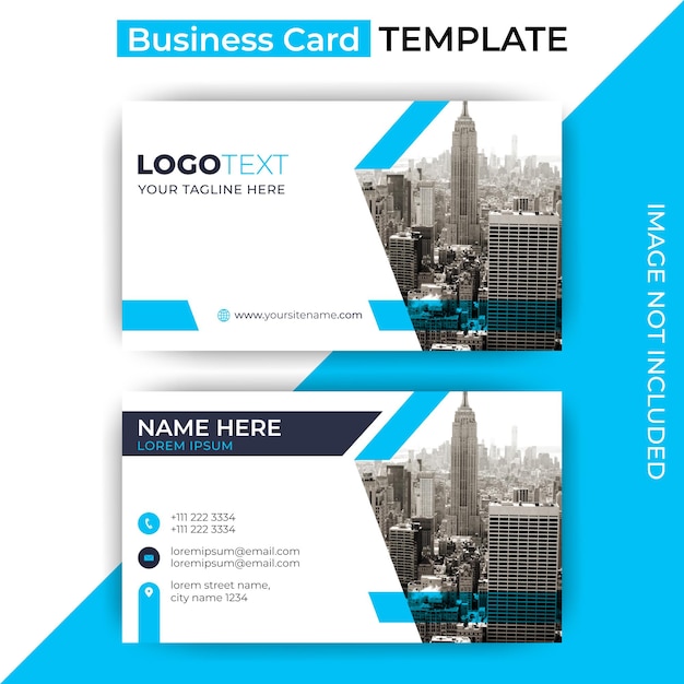 Modern business card design template