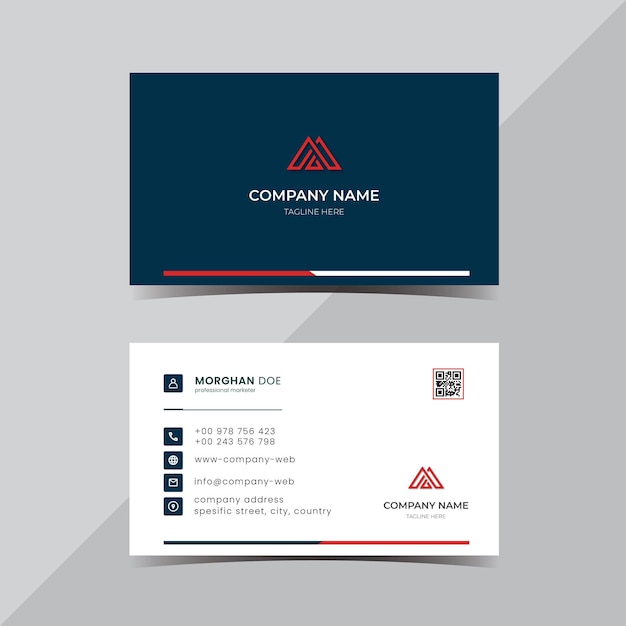 modern business card design template