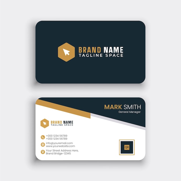 Modern business card design template