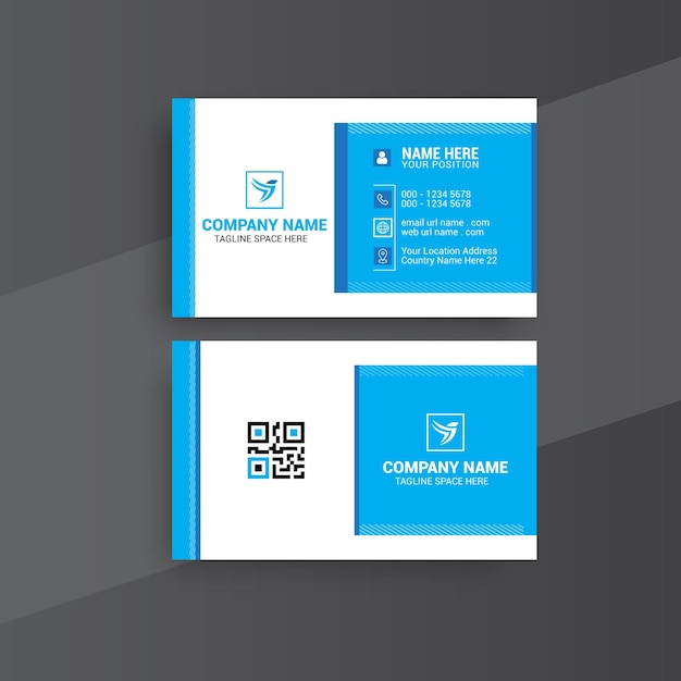 Modern business card design template