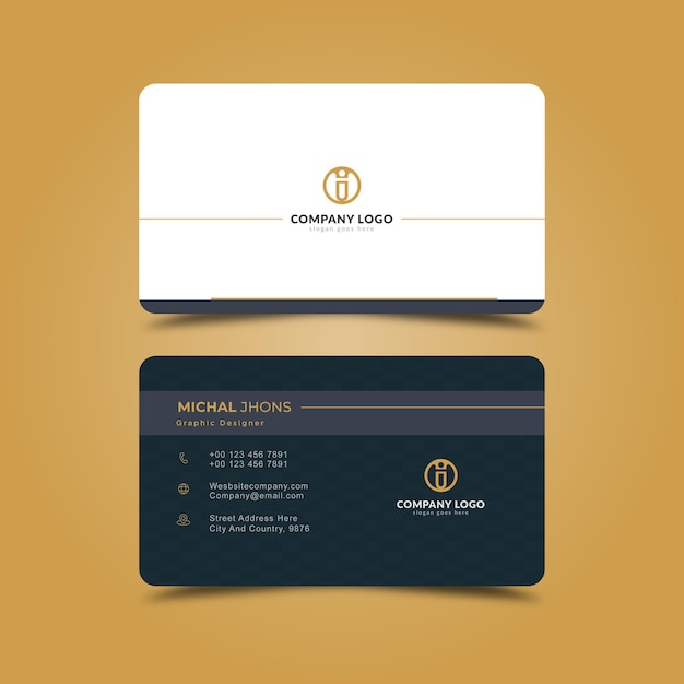 modern business card design template