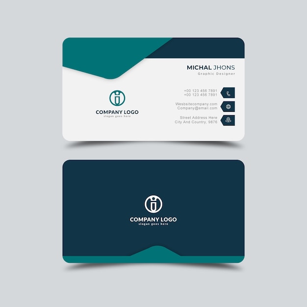 modern business card design template