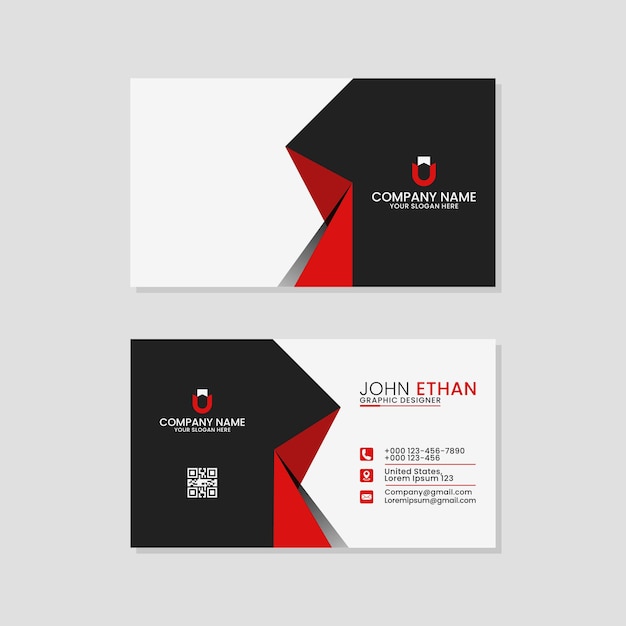 modern business card design template