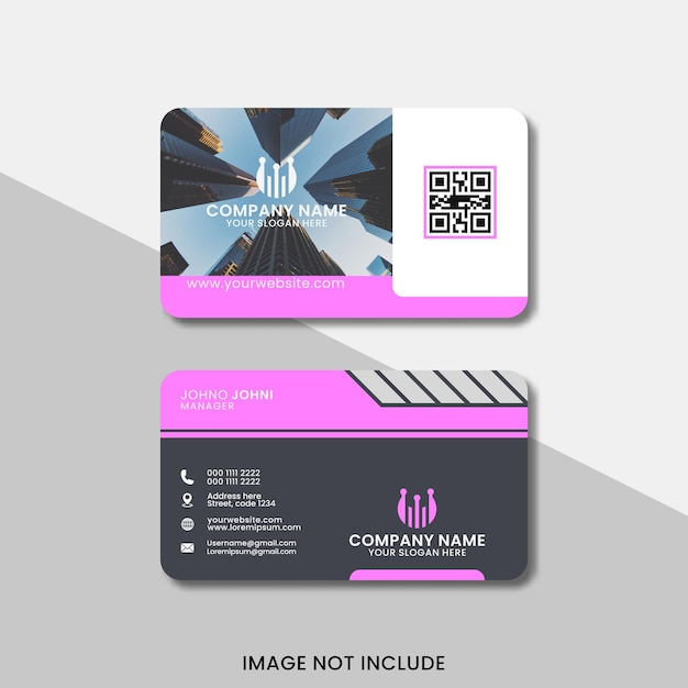 Modern business card design template