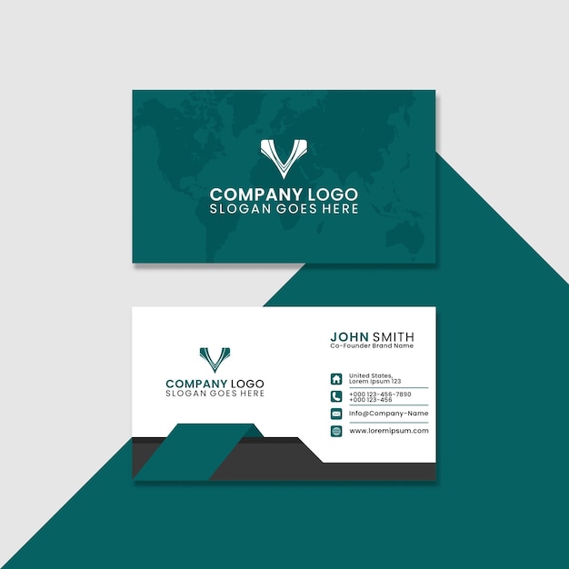 Modern business card design template