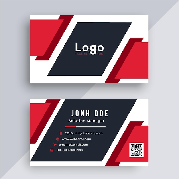 Modern business card design template