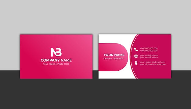 Premium Vector | Modern business card design template