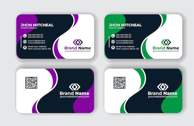 Modern Business Card Design Template