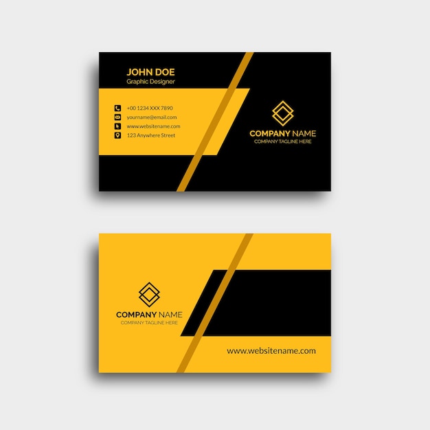 Vector modern business card design templates