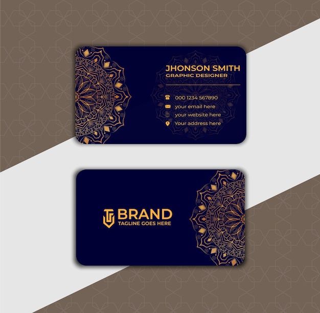 Modern business card design