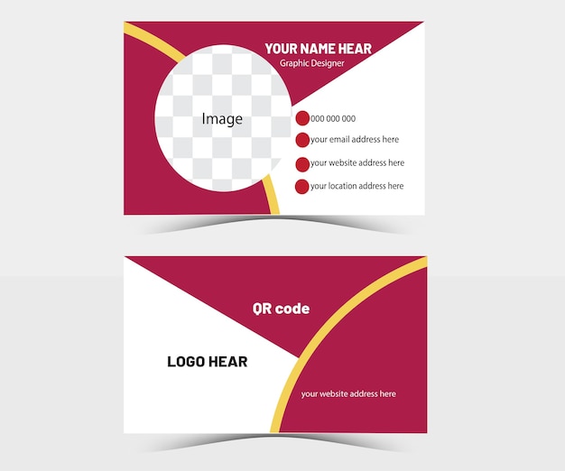 Modern business card design