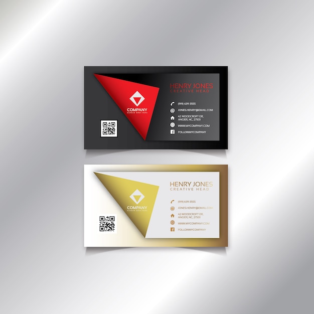 Modern business card design