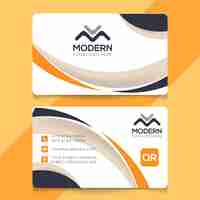 Vector modern business card design