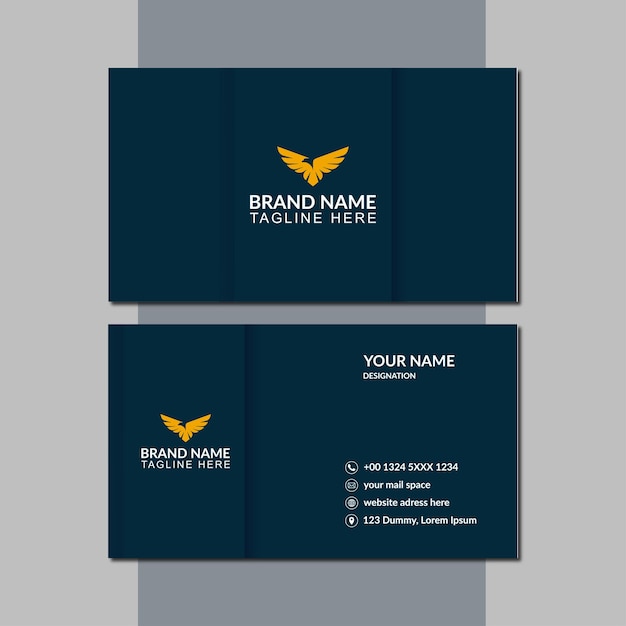 Modern business card design