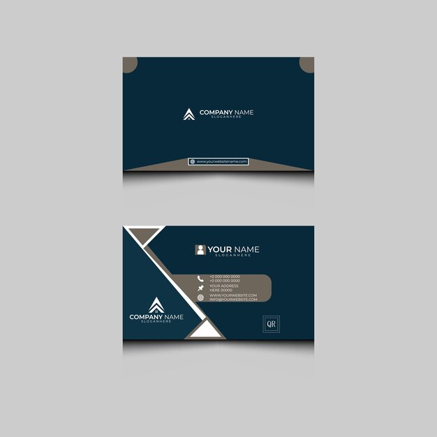 Vector modern business card design