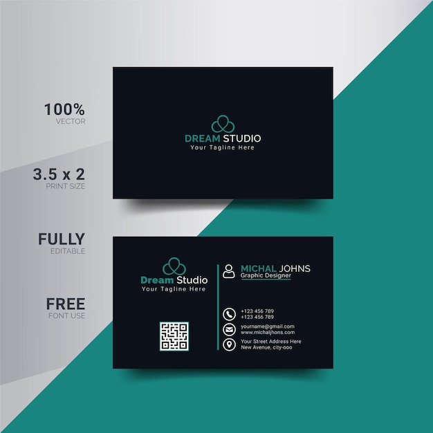 Modern business card design