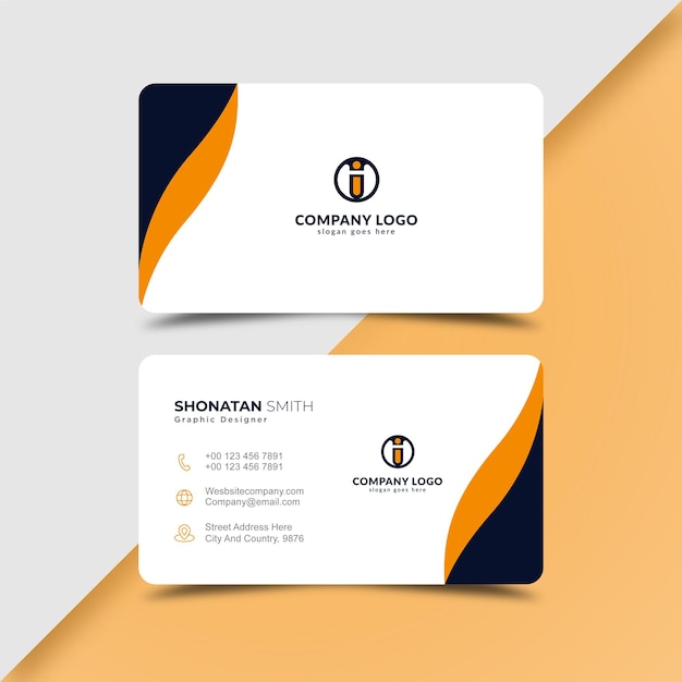 Modern business card design