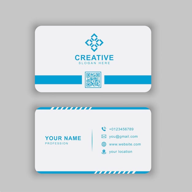 Vector modern business card design