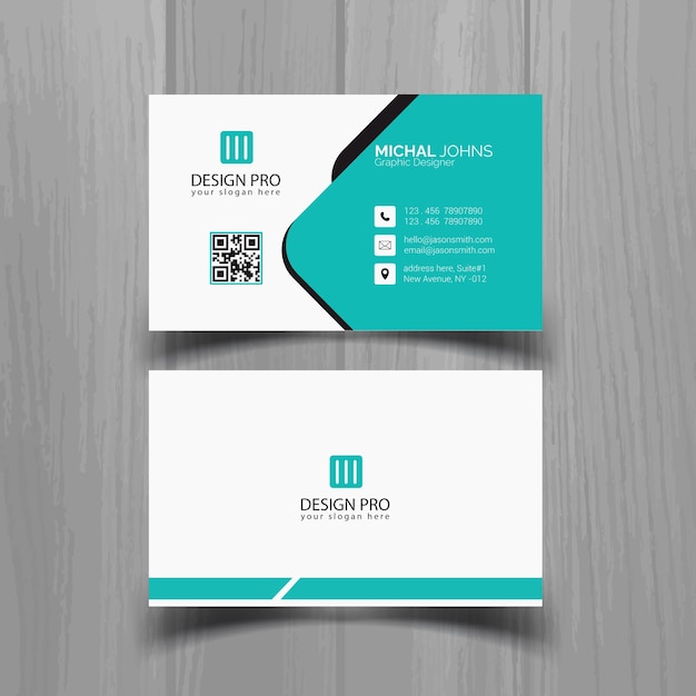 Modern business card design