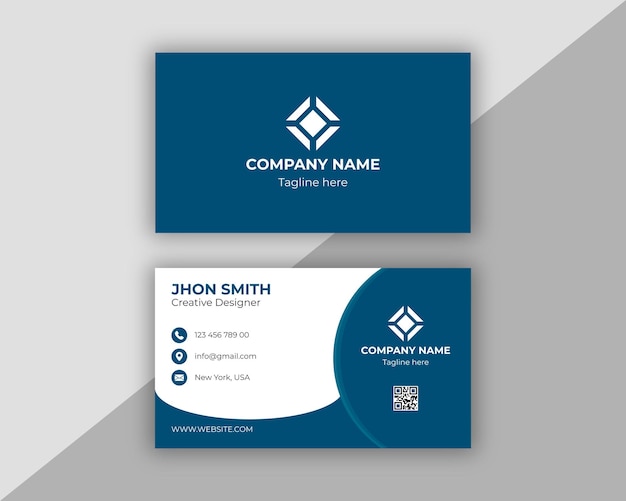 Vector modern business card design