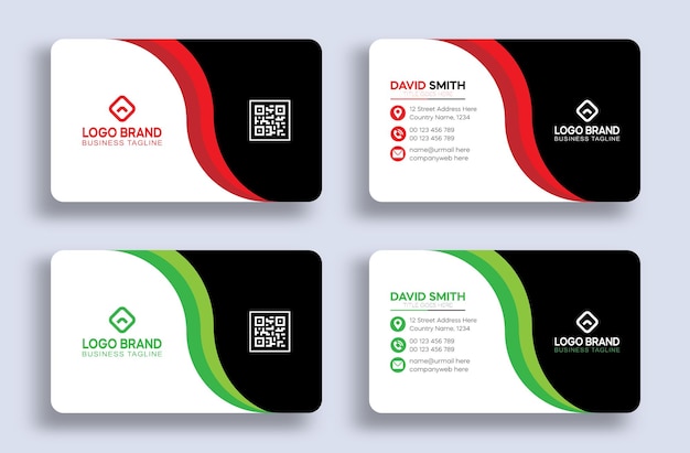 Modern business card design