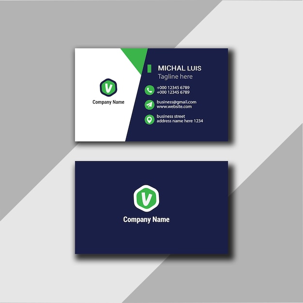 Modern business card design