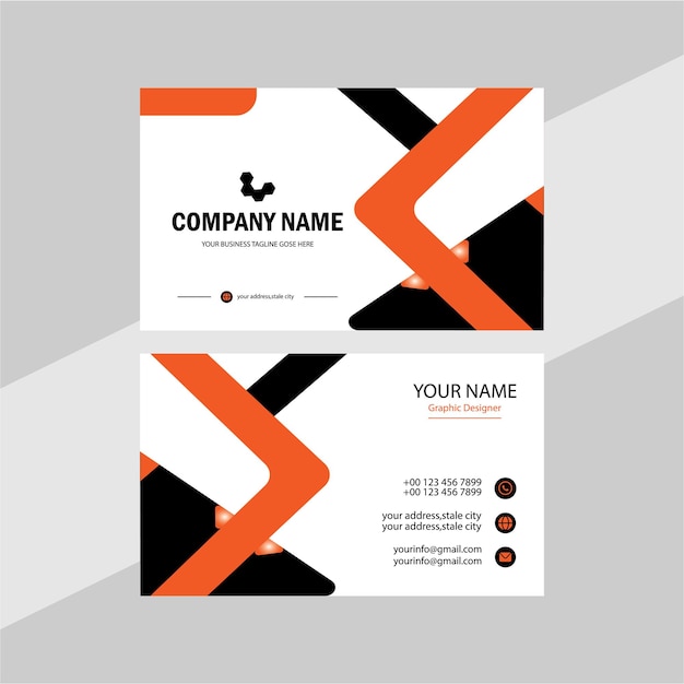 Modern business card design