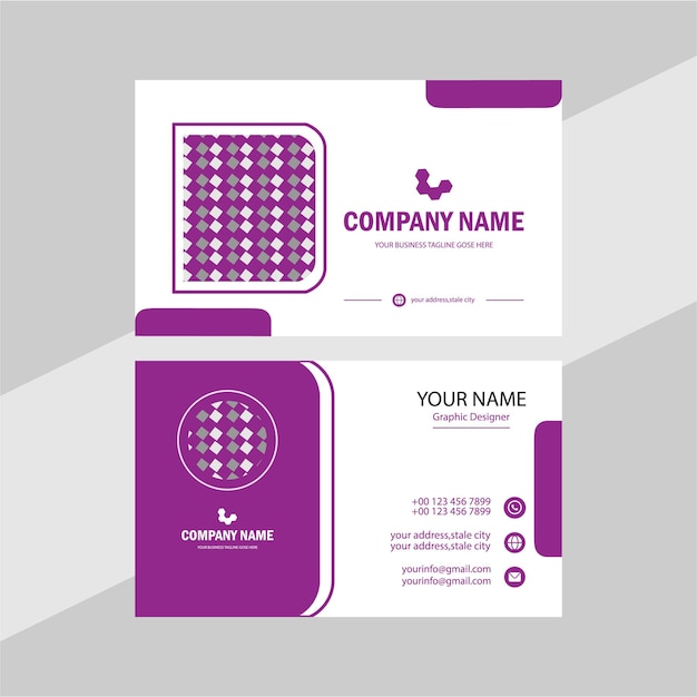 Modern business card design