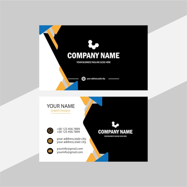 Modern business card design