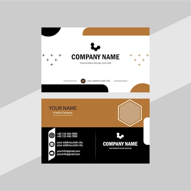 Modern business card design