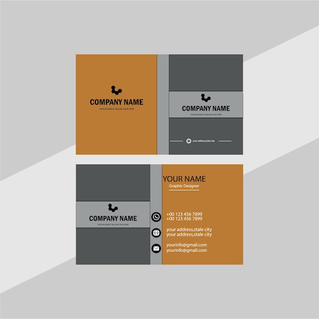 Modern business card design