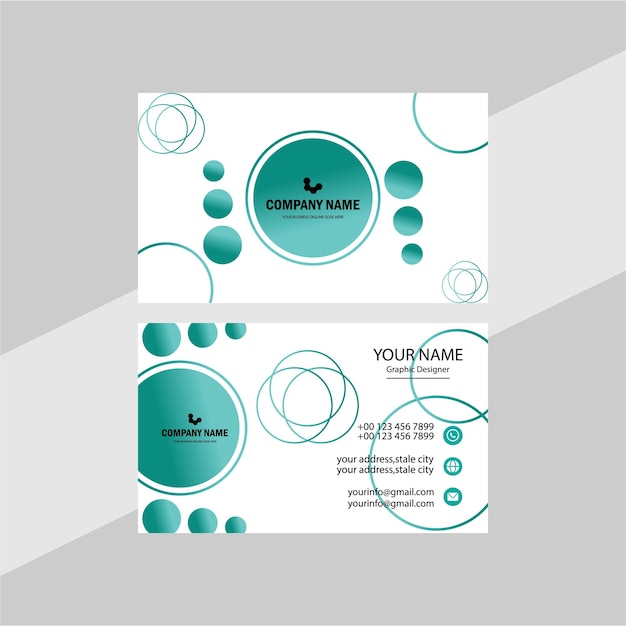 Modern business card design