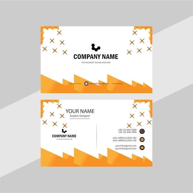 Modern business card design