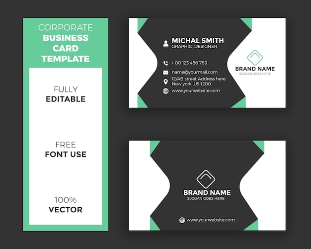 Modern business card design