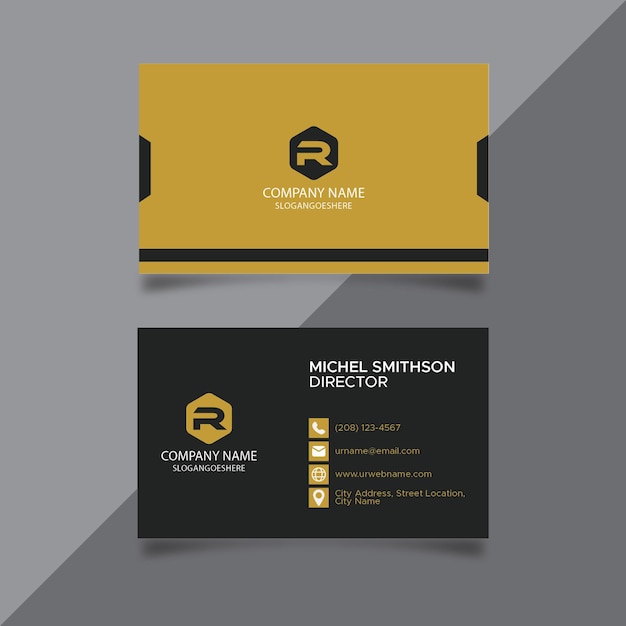 Modern business card design