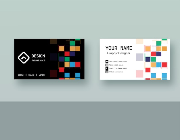 modern business card design