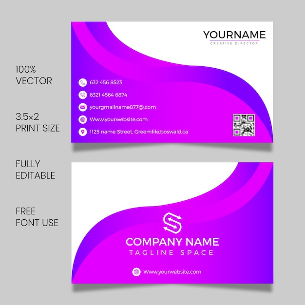 Modern Business Card Designs Template