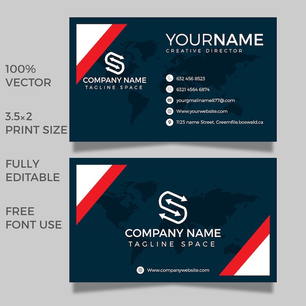 Modern Business Card Designs Template