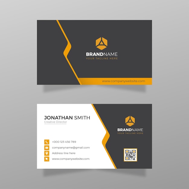 Modern business card print template