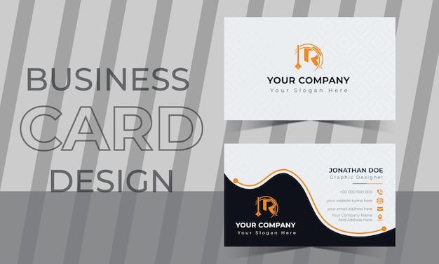 Modern Business Card Template Business card