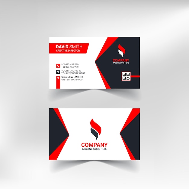 Modern business card template design