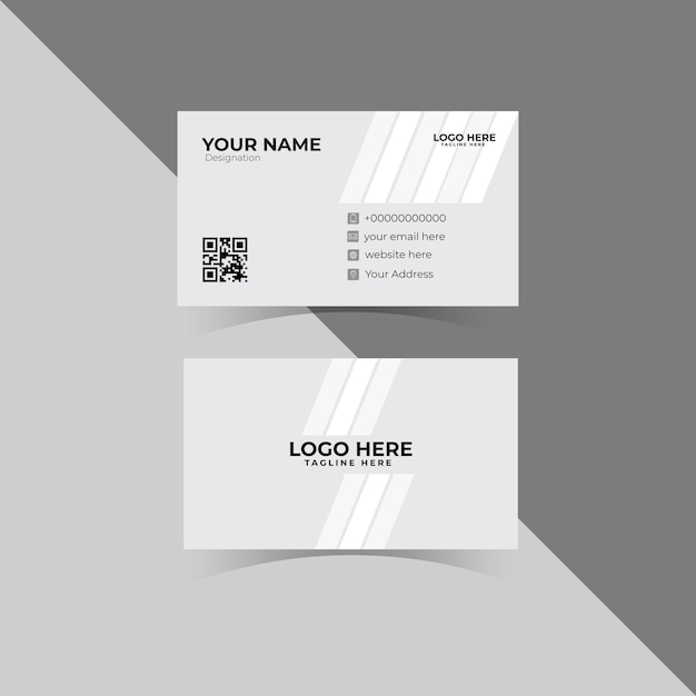 Vector modern business card template design