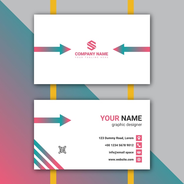 modern business card template design