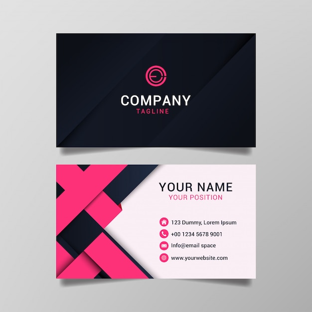 Modern business card template   image