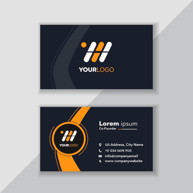 Modern Business Card Template Luxury business card design template