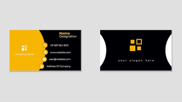 Modern Business card template vector